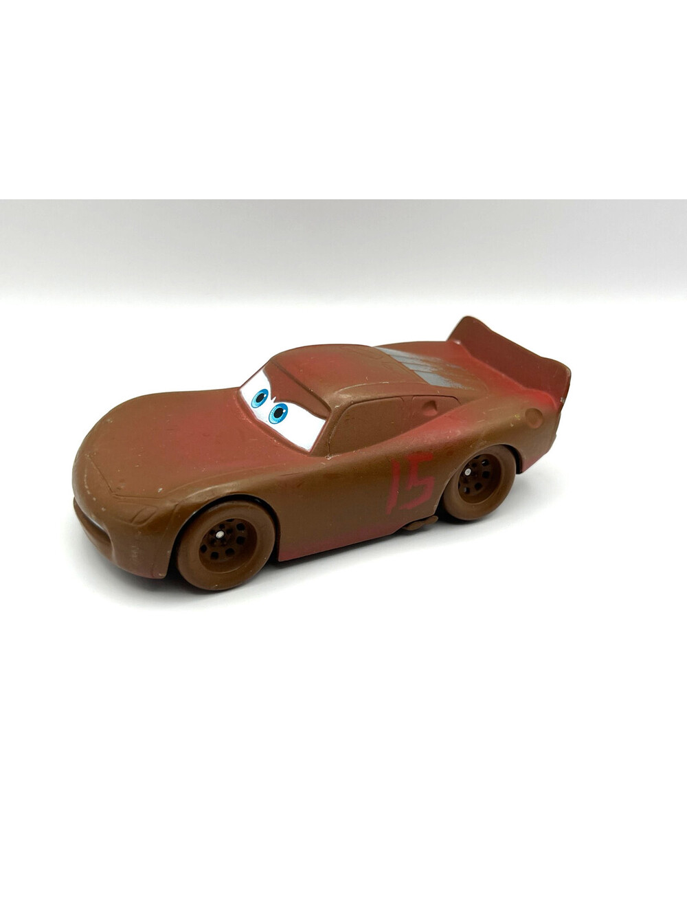 Disney Pixar Cars 3 Muddy Lightning McQueen as Chester Whipplefilter